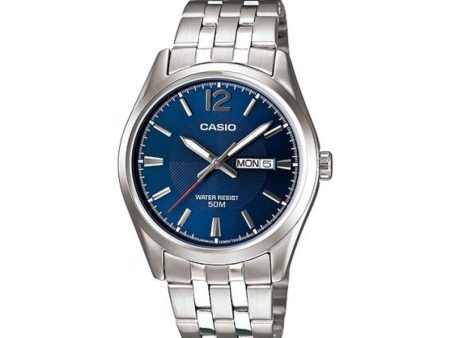 Casio - MTP-1335D-2AVDF - Stainless Steel Watch For Men For Sale