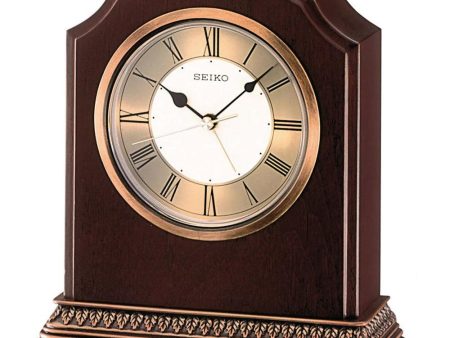 Seiko Wooden Mantel Clock QXE018B Online Hot Sale