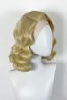 Blonde lacefront wig, pinup vintage style, mid length with finger waves: Lucinda Fashion