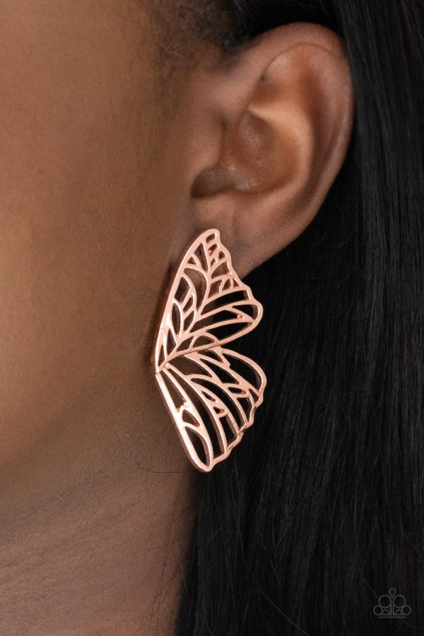 Butterfly Frills - Copper Hot on Sale