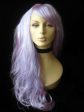 Long purple wig with soft tumbling curls: Violet Online Hot Sale