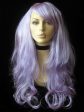 Long purple wig with soft tumbling curls: Violet Online Hot Sale