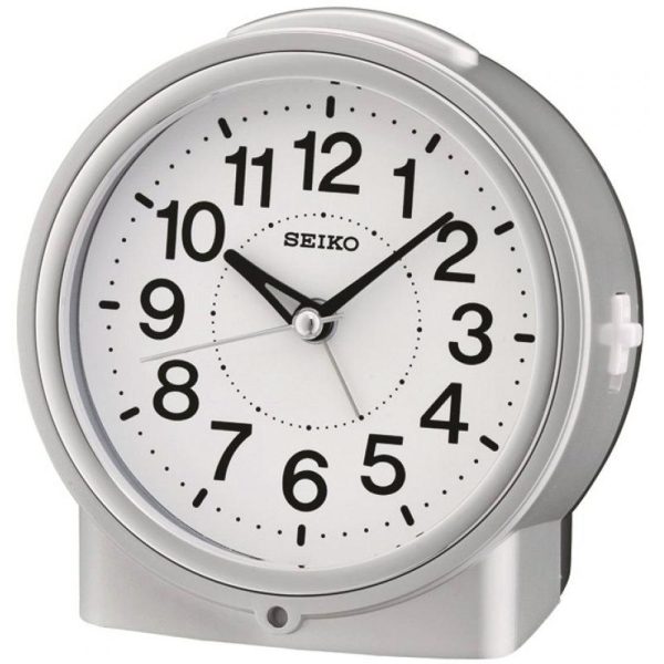 SEIKO Constant Light Alarm Clock QHE117S Online Hot Sale