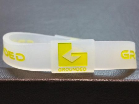 Grounded Energetic Wristband (Translucent Lime) Cheap