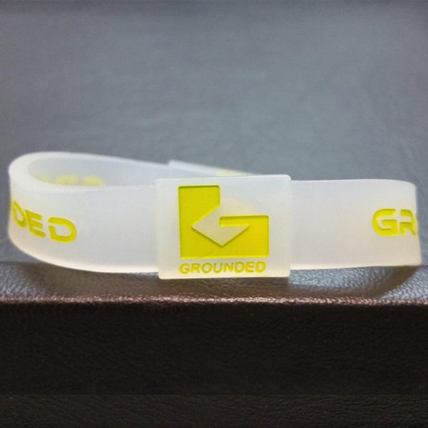 Grounded Energetic Wristband (Translucent Lime) Cheap