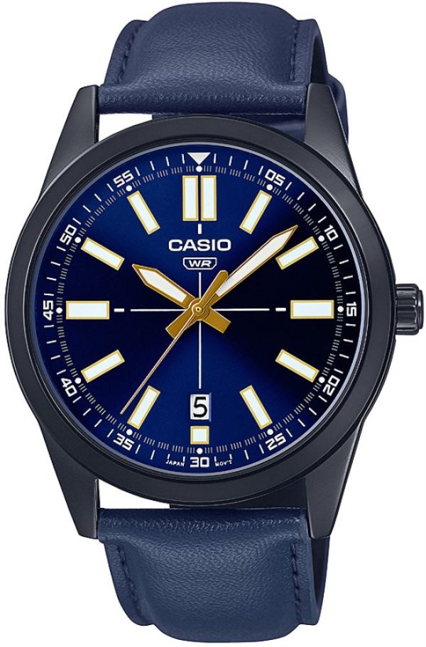 Casio - MTP-VD02BL-2EUDF - Stainless Steel Wrist Watch for Men Cheap