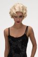 Blonde 1920s 1930s style wig, short with finger waves: Diva Fashion