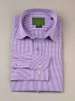 Nabeel & Aqeel Shirt Hidden Button Down Collar R-06 Custom Fit Purple Check NSHH6C05 Online