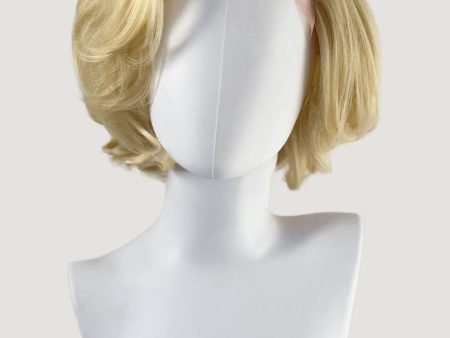 Blonde lacefront wig, pinup vintage style, mid length, hollywood elegance: Norma Jeane Fashion