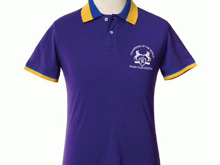 Kings Club Couture Polo Champions Purple Two Tone Men KCPCW003 For Sale