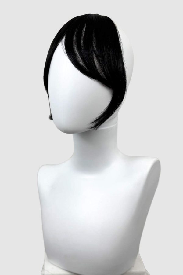 Clip in fringe hairpiece clip-in curtain bangs, with long, face framing whisps: Sabrina Online Sale