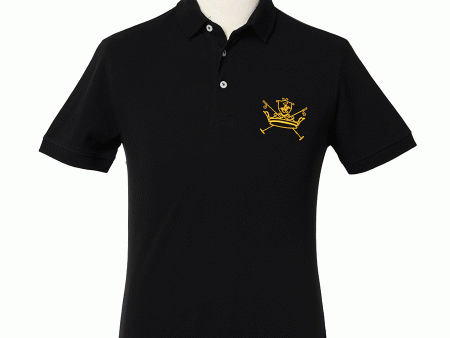 Kings Club Couture Polo Horse Shield Black Men KCPHS012 Discount