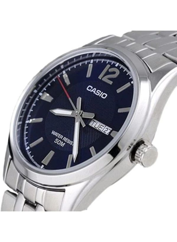 Casio - MTP-1335D-2AVDF - Stainless Steel Watch For Men For Sale