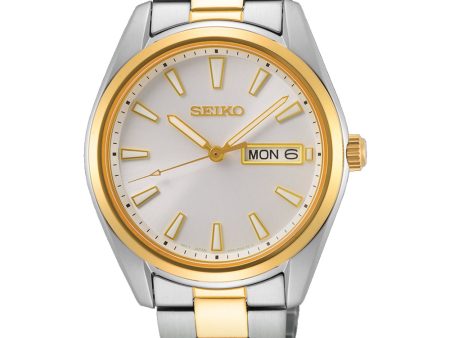 Seiko Classic Gold Two-tone Men s Quartz Watch SUR446P1 For Cheap