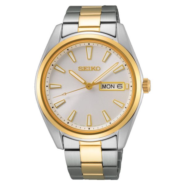 Seiko Classic Gold Two-tone Men s Quartz Watch SUR446P1 For Cheap