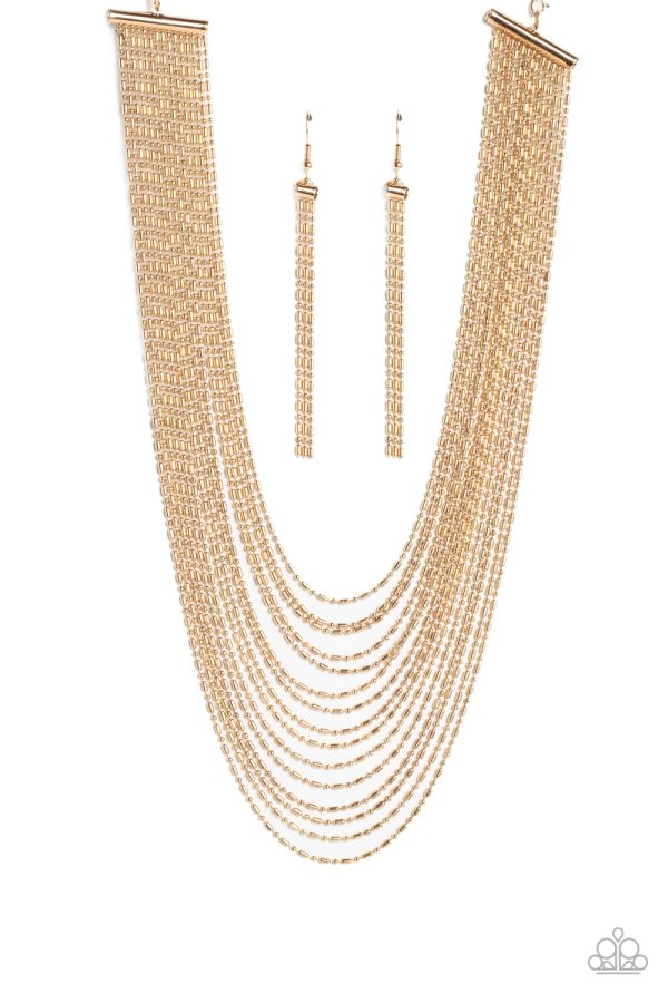 Cascading Chains - Gold on Sale