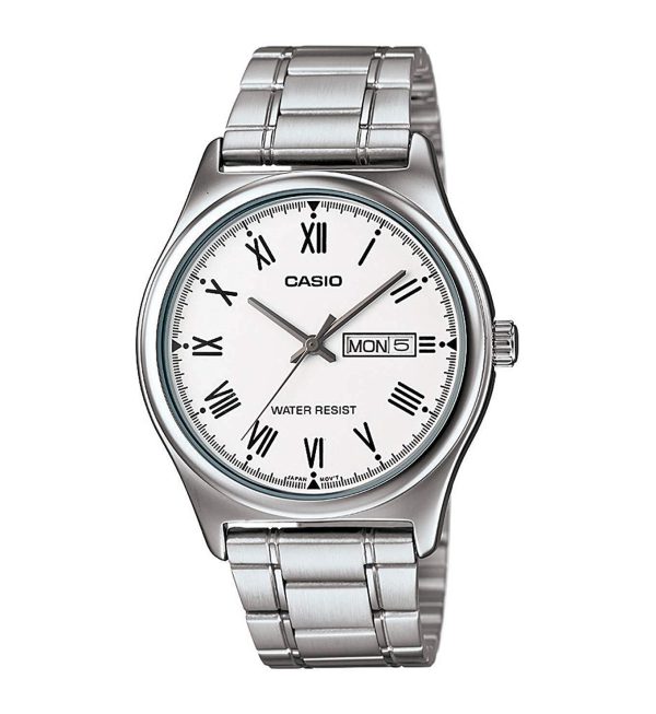 Casio - MTP-V006D-7BUDF - Stainless Steel Wrist Watch for Men Cheap