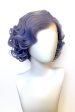 Blue pinup wig, lace front, vintage style: Leanora Online now