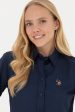 USPA Shirt Women Navy VR033 USSHW040 Slim US Polo Assn. on Sale