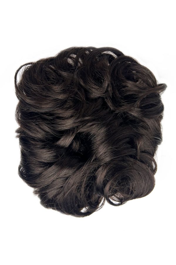 Hair poodle clip-in hairpiece bun vintage style 1950s: Lucille For Sale