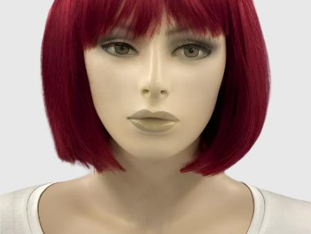 Cherry red bob wig, short: Clancy Online Hot Sale