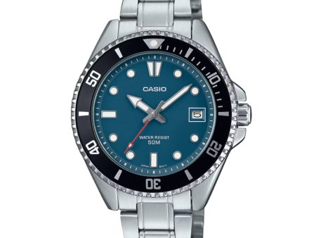 Casio Standard Analog Mens Watch MDV-10D-2A1VDF on Sale