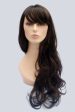 Long dark brown wig with gentle waves: Marina Fashion