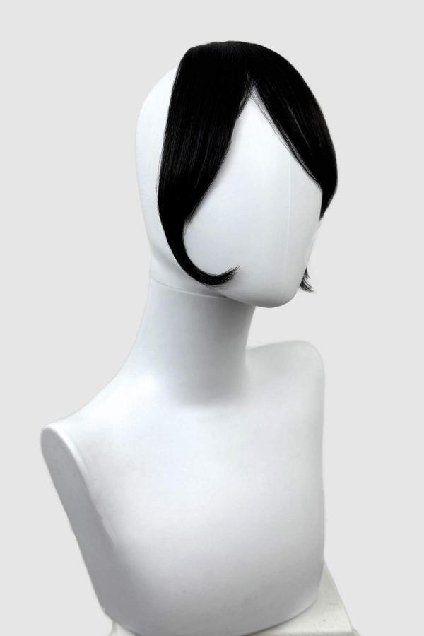 Clip in fringe hairpiece clip-in curtain bangs, with long, face framing whisps: Sabrina Online Sale