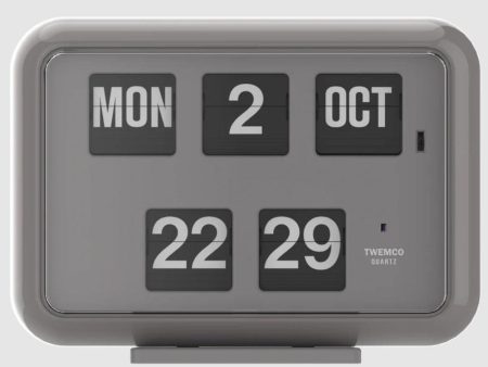 Twemco QD-35 Flip Clock Grey (24 Hour) For Sale