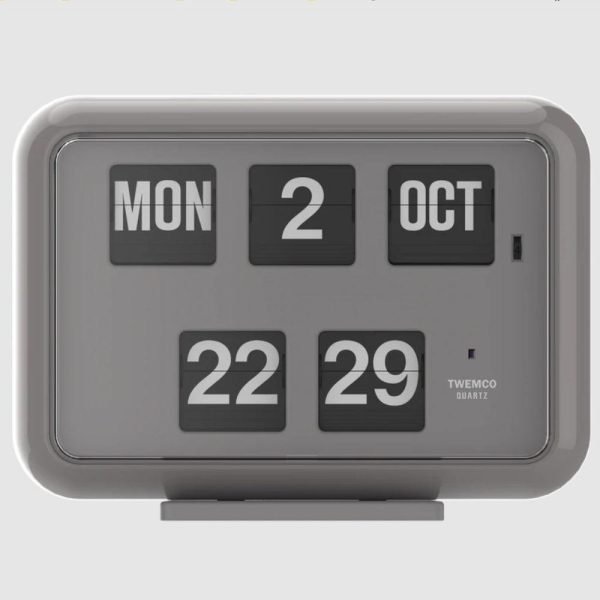 Twemco QD-35 Flip Clock Grey (24 Hour) For Sale