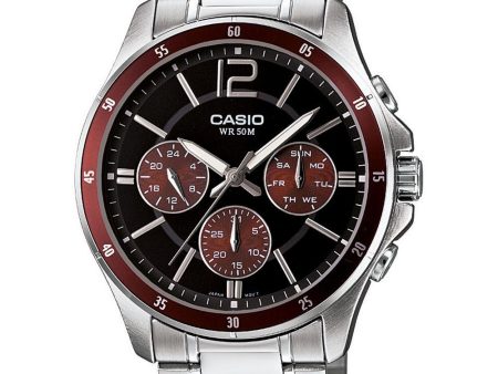 Casio - MTP-1374D-5AVDF - Stainless Steel Watch For Men Online Hot Sale