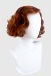 Auburn pinup wig, lace front, vintage style: Clementine Online now