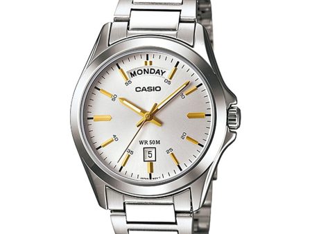 Casio - MTP-1370D-7A2VDF - Stainless Steel Watch For Men Sale