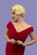 Blonde pinup wig, lace front, vintage style: Odette For Sale