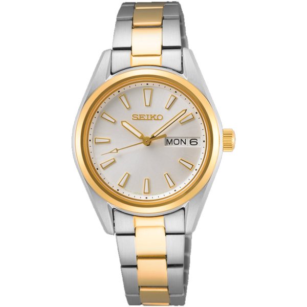 Seiko Classic Gold Two-tone Ladies Quartz Watch SUR454P1 For Discount