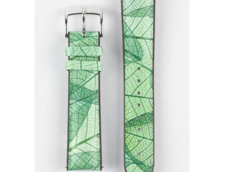 Hirsch LEAF Vegan Performance Rubber Watch Strap in GREEN Supply