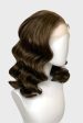 Brown pinup wig, lace front with finger waves: Nikita Fashion