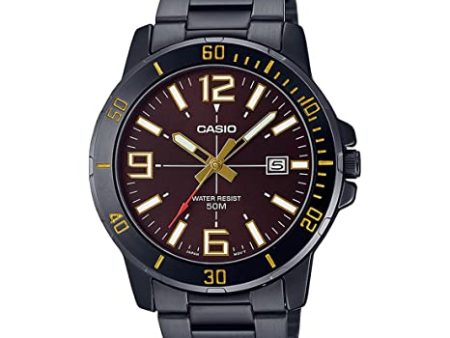 Casio - MTP-VD01B-5BVUDF - Stainless Steel Wrist Watch for Men Online now