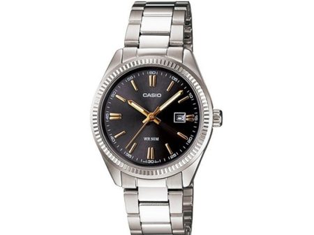 Casio - LTP-1302D-1A2VDF -Stainless Steel Wrist Watch for Women Hot on Sale