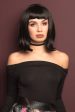 Black long bob wig with a short retro, rockabilly-style fringe: Beth Online