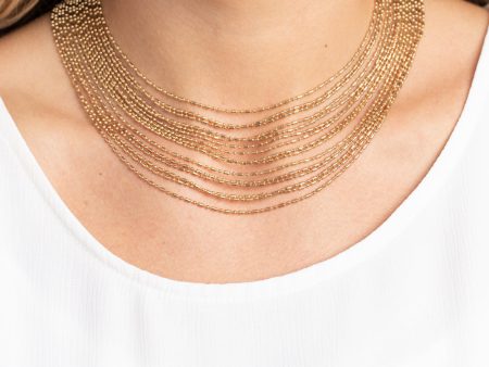 Cascading Chains - Gold on Sale