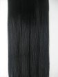 Clip-in hair extensions, straight, 6 piece, full head, 150g, 24 inches long Cheap