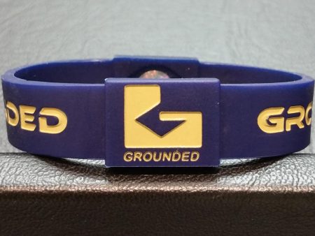 Grounded Energetic Wristband (Navy Gold) Supply