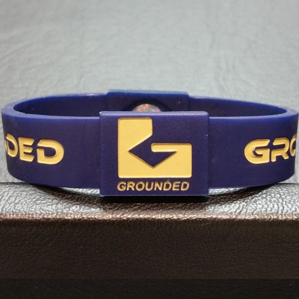 Grounded Energetic Wristband (Navy Gold) Supply