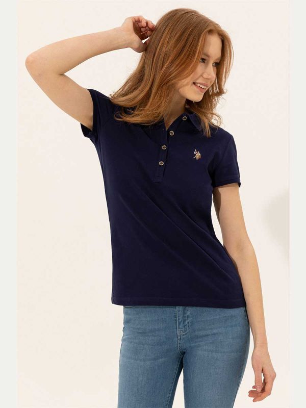 USPA Polo Shirt Women Navy VR033 USPOW051 MCH US Polo Assn. Online now