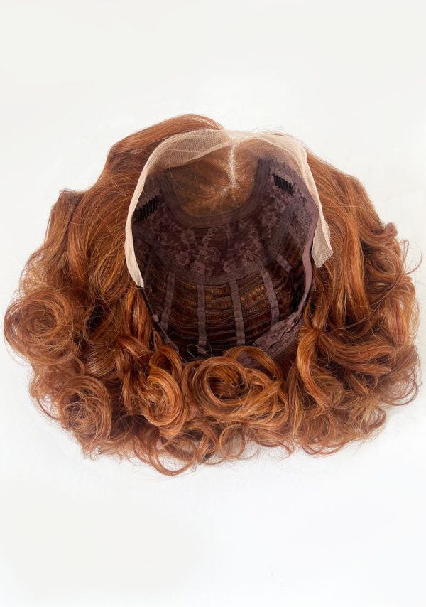 Auburn pinup wig, lace front, vintage style: Clementine Online now