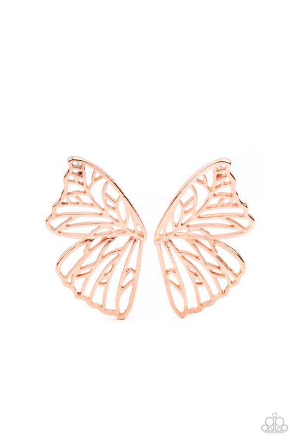 Butterfly Frills - Copper Hot on Sale