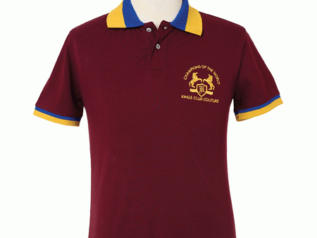 Kings Club Couture Polo Champions Burgundy Two Tone Men KCPCW001 on Sale