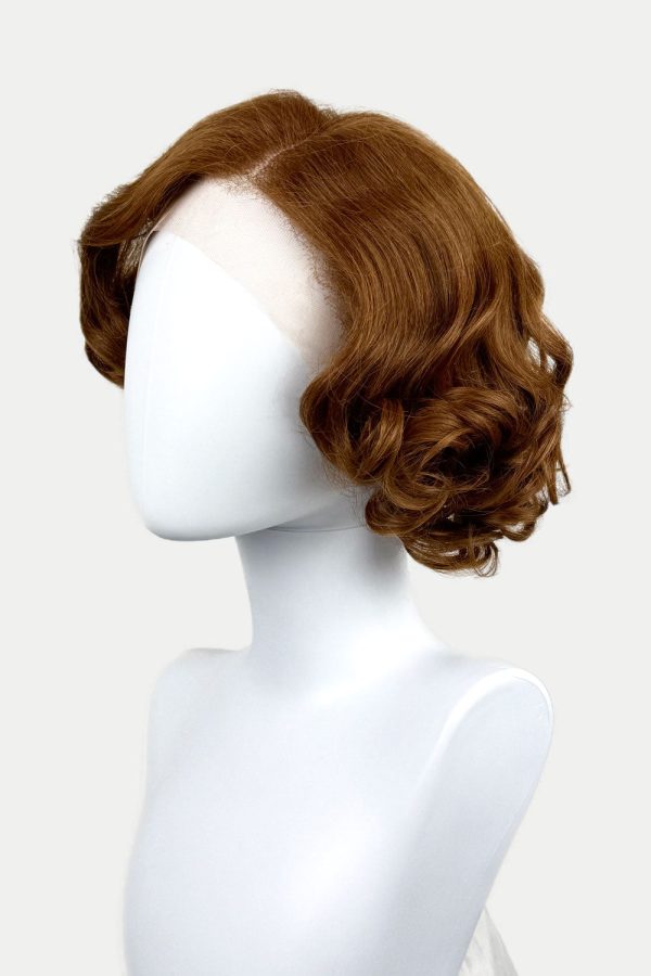 Auburn pinup wig, lace front, vintage style: Tawney Sale