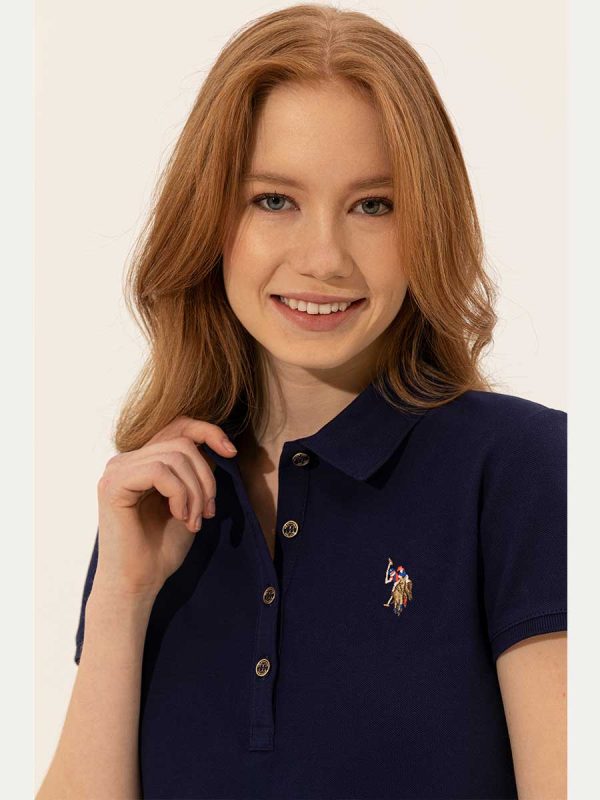 USPA Polo Shirt Women Navy VR033 USPOW051 MCH US Polo Assn. Online now